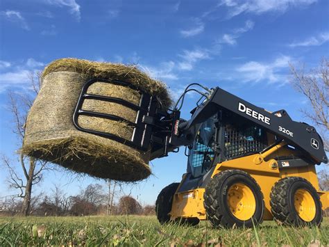 round bales skid steer